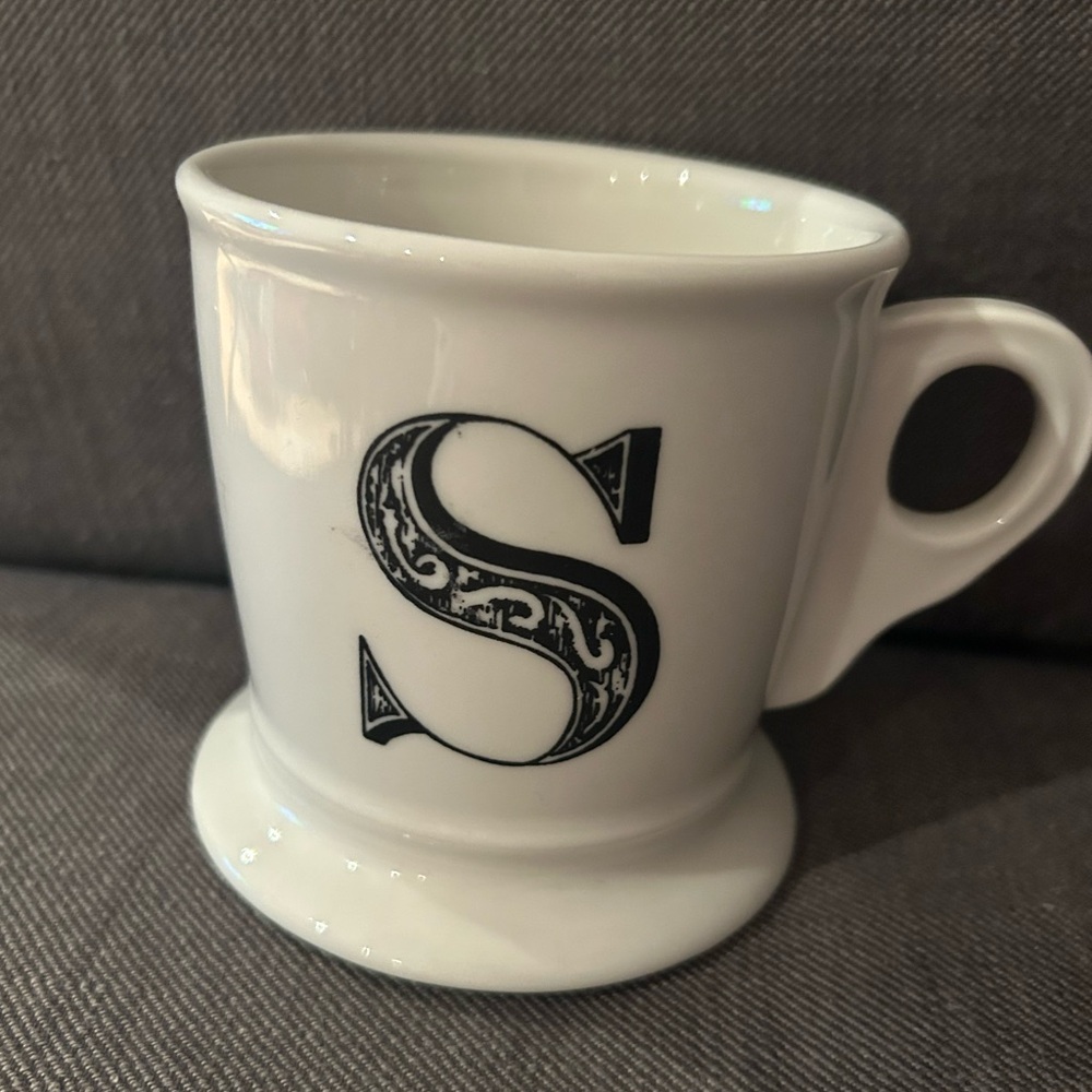 Anthropologie monogram, S mug. Excellent condition.